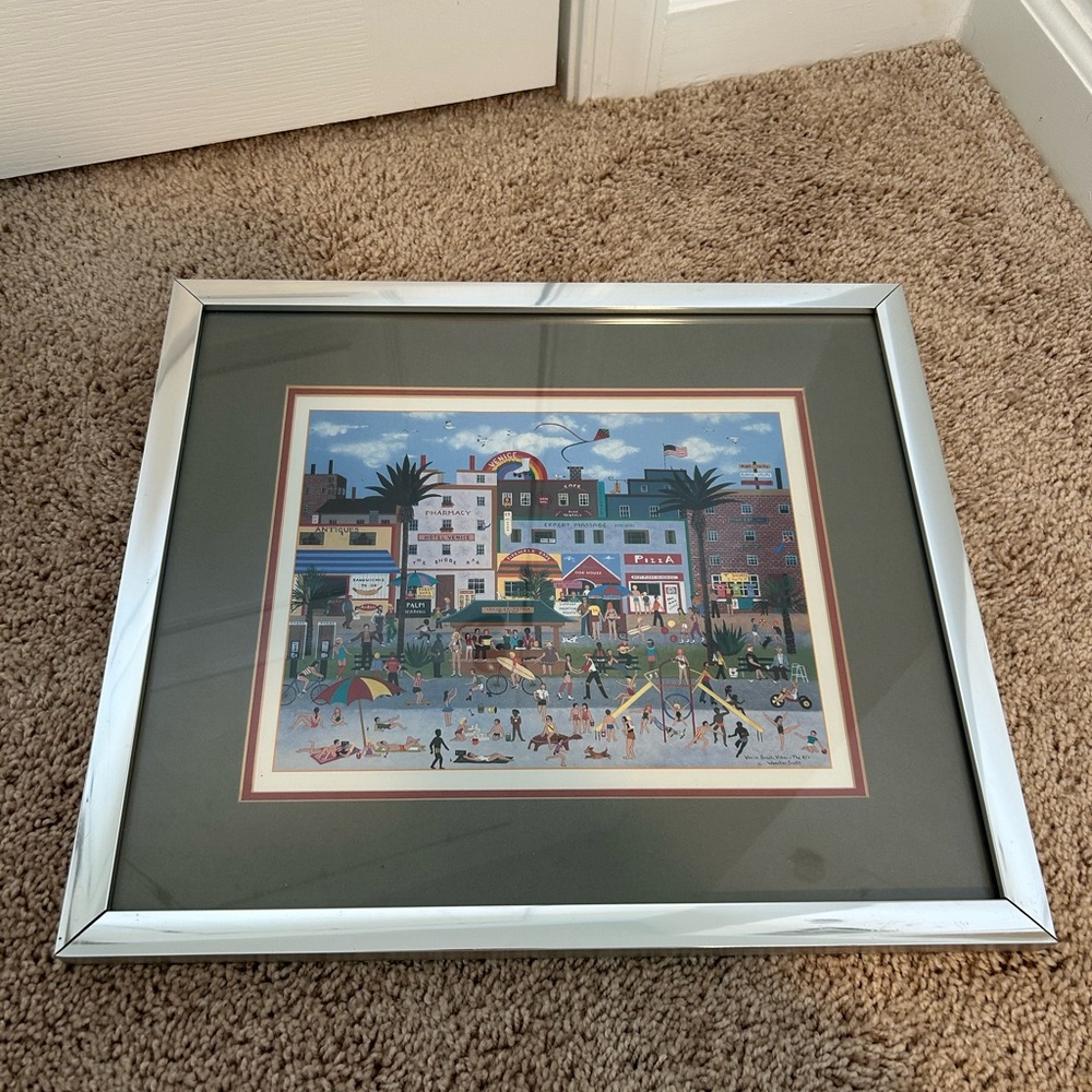 Authenticated Wooster Scott Framed Fine Art Print